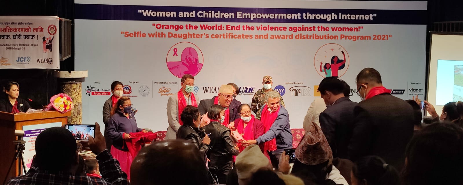 Selfie with daughter