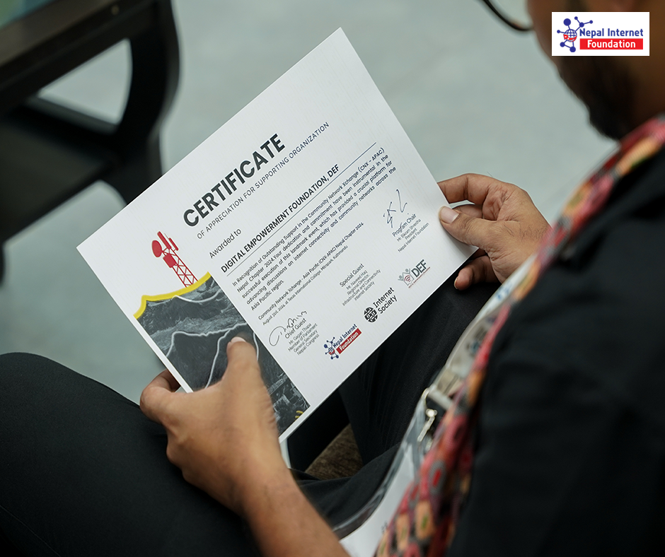 Community Network Xchange - Asia Pacific Nepal Chapter 2024  Empowering Voices, Connecting Communities: Community Networks for Social Change”.