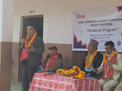 RUCCESS Handover program Bhimphedi, Makwanpur, Nepal.