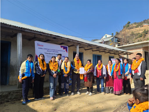 RUCCESS HANDOVERED TO BHALUKHARKA-INDRASAROWAR